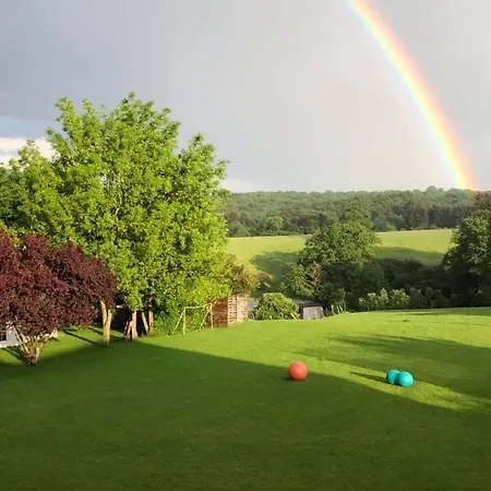 4 Personnes Et 1 Bebe Avec Vue Proche De Durbuy - La Roche - 2 Terrasses Et Jardin - Parking Gratuit 2 Voitures דירה Noiseux