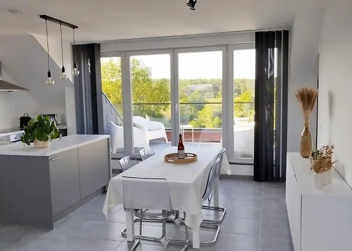 Apartment Avec Vue 4 Personnes Ardennes - Proche De Durbuy - La Roche - 2 Terrasses Privatives Et Jardin - Parking Gratuit 2 Voitures Noiseux
